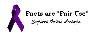 Facts are Fair Use, Support Online Lookups